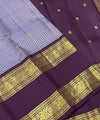 Lavender Kanjivaram Silk Saree | Festive & Party Wear