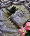 Lavender Space Silk Jarkan Work Saree for Wedding & Party | RD TAMANAH
