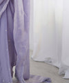 Lavender Space Silk Sequin Embroidery Saree for Party Wear | RD KAVYA