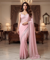 Light Pastel Pink Silk Saree | Wedding & Festive Wear