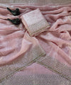 Light Pastel Pink Silk Saree | Wedding & Festive Wear