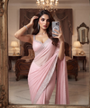 Light Pastel Pink Silk Saree | Wedding & Festive Wear