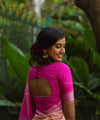 Light Pink Banarasi Silk Saree | Wedding & Festive Wear