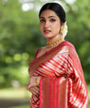 Light Pink Jacquard Silk Saree | Wedding & Reception Wear