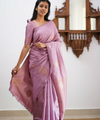 Light Purple Banarasi Silk Saree | Ethnic Wear for Women
