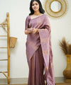 Light Purple Banarasi Silk Saree | Festive & Party Wear