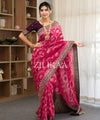Magenta Pink Banarasi Silk Saree | Festival & Ceremony Wear