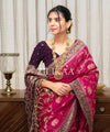 Magenta Pink Banarasi Silk Saree | Festival & Ceremony Wear