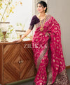Magenta Pink Banarasi Silk Saree | Festival & Ceremony Wear