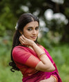 Magenta Pink Cotton Saree | Festival & Ceremony Wear