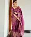 Magenta Pink Jacquard Silk Saree | Bridal & Festive Wear