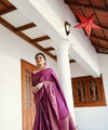 Magenta Pink Jacquard Silk Saree | Bridal & Festive Wear
