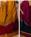 Marigold Yellow Cotton Saree | Comfort Handloom Weave