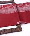 Maroon Banarasi Silk Saree | Bridal & Festive Wear