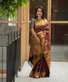 Maroon Banarasi Silk Saree | Ethnic Wear for Women