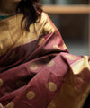 Maroon Banarasi Silk Saree | Ethnic Wear for Women