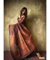 Maroon Banarasi Silk Saree | Festive & Party Wear