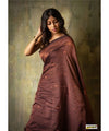 Maroon Banarasi Silk Saree | Festive & Party Wear