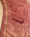 Maroon Banarasi Silk Saree | Traditional Zari Weave