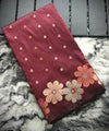 Maroon Banarasi Silk Saree | Wedding & Festive Wear