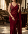 Maroon Bollywood Designer Saree | Party & Festive Wear