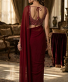 Maroon Bollywood Designer Saree | Party & Festive Wear