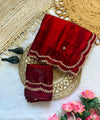 Maroon Bollywood Designer Saree | Party & Festive Wear