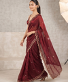 Maroon Bollywood Designer Saree | Party & Festive Wear