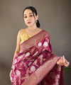 Maroon Cotton Saree | Everyday Ethnic Wear