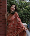 Maroon Cotton Saree | Festival & Ceremony Wear