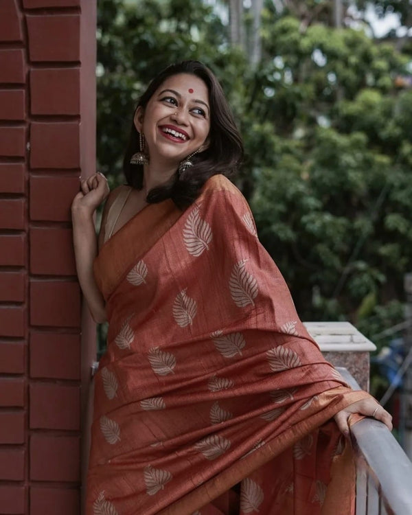 Maroon Cotton Saree | Festival & Ceremony Wear