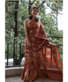 Maroon Cotton Saree | Festival & Ceremony Wear