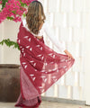 Maroon Cotton Saree | Office & Casual Wear