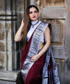 Maroon Jacquard Silk Saree | Wedding & Reception Wear