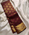 Maroon Kanjivaram Silk Saree | Ethnic Wear for Women