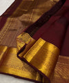 Maroon Kanjivaram Silk Saree | Ethnic Wear for Women