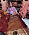 Maroon Kanjivaram Silk Saree | Ethnic Wear for Women