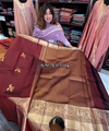 Maroon Kanjivaram Silk Saree | Ethnic Wear for Women