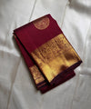 Maroon Kanjivaram Silk Saree | Festival & Ceremony Wear