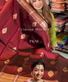 Maroon Kanjivaram Silk Saree | Festival & Ceremony Wear