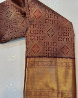 Maroon Kanjivaram Silk Saree | Festival & Ceremony Wear