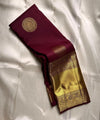 Maroon Kanjivaram Silk Saree | Festival & Ceremony Wear