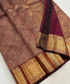 Maroon Kanjivaram Silk Saree | Festival & Ceremony Wear