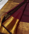 Maroon Kanjivaram Silk Saree | Festival & Ceremony Wear