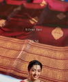 Maroon Kanjivaram Silk Saree | Festival & Ceremony Wear