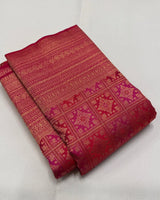 Maroon Kanjivaram Silk Saree | Traditional Wedding Wear