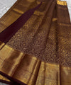Maroon Kanjivaram Silk Saree | Traditional Wedding Wear