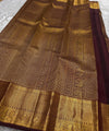 Maroon Kanjivaram Silk Saree | Traditional Wedding Wear