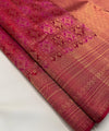 Maroon Kanjivaram Silk Saree | Traditional Wedding Wear