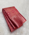 Maroon Kanjivaram Silk Saree | Wedding & Festive Wear